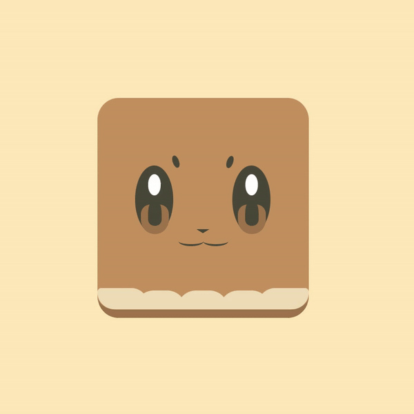 Square shaped Eevee Button